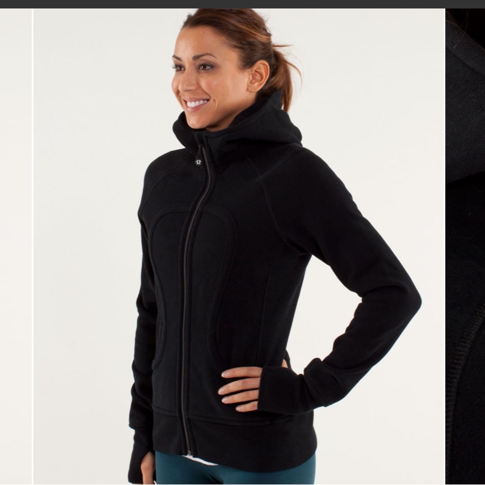 Lululemon Scuba Hoodie, Black, Size 10(?) - Picture 3 of 12